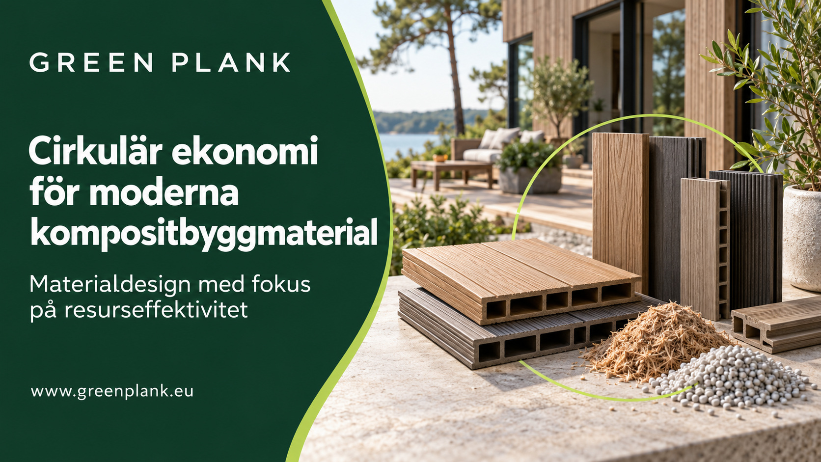 Cirkulär ekonomi för moderna kompositbyggmaterial