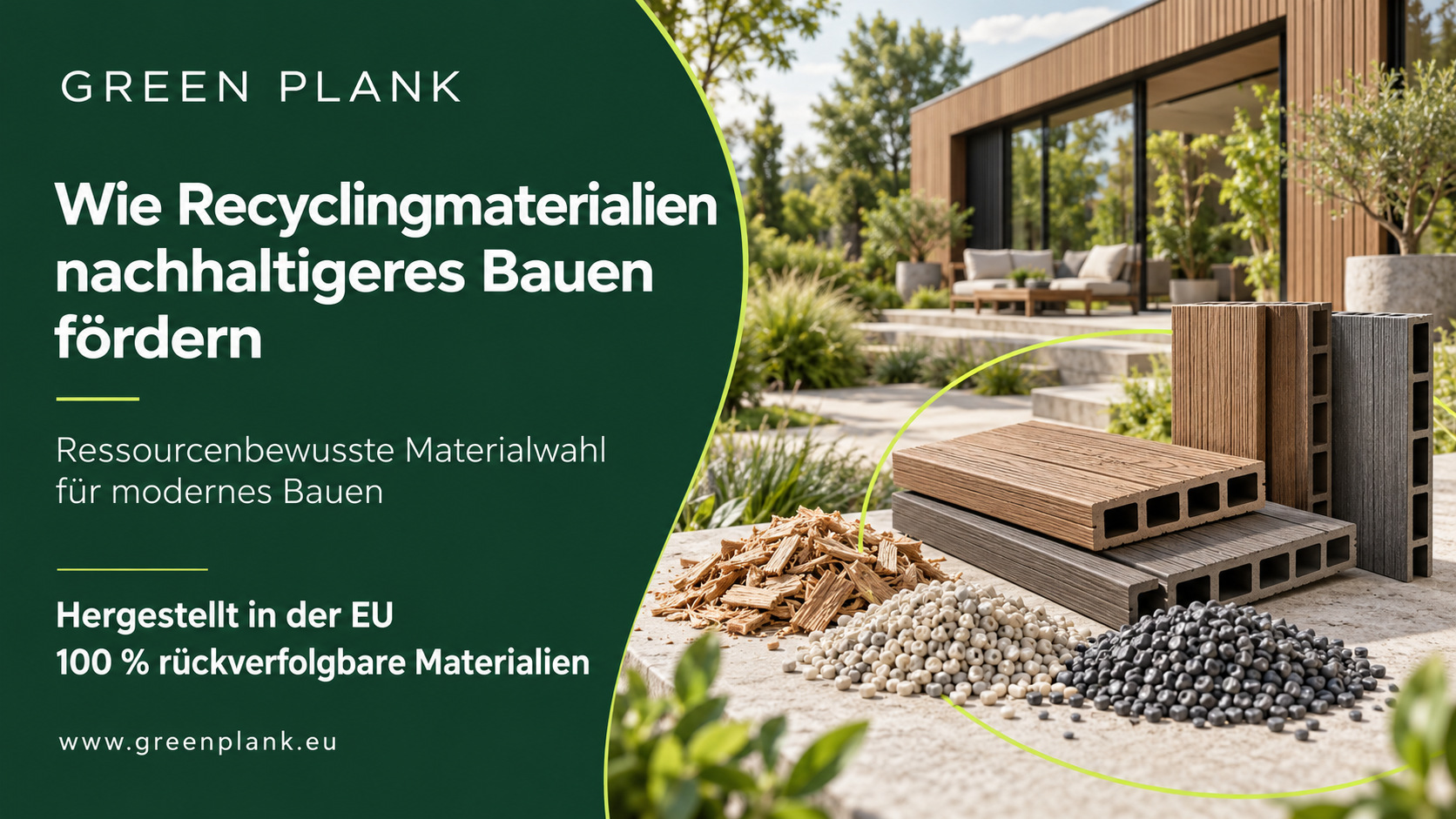 Wie Recyclingmaterialien nachhaltigeres Bauen fördern