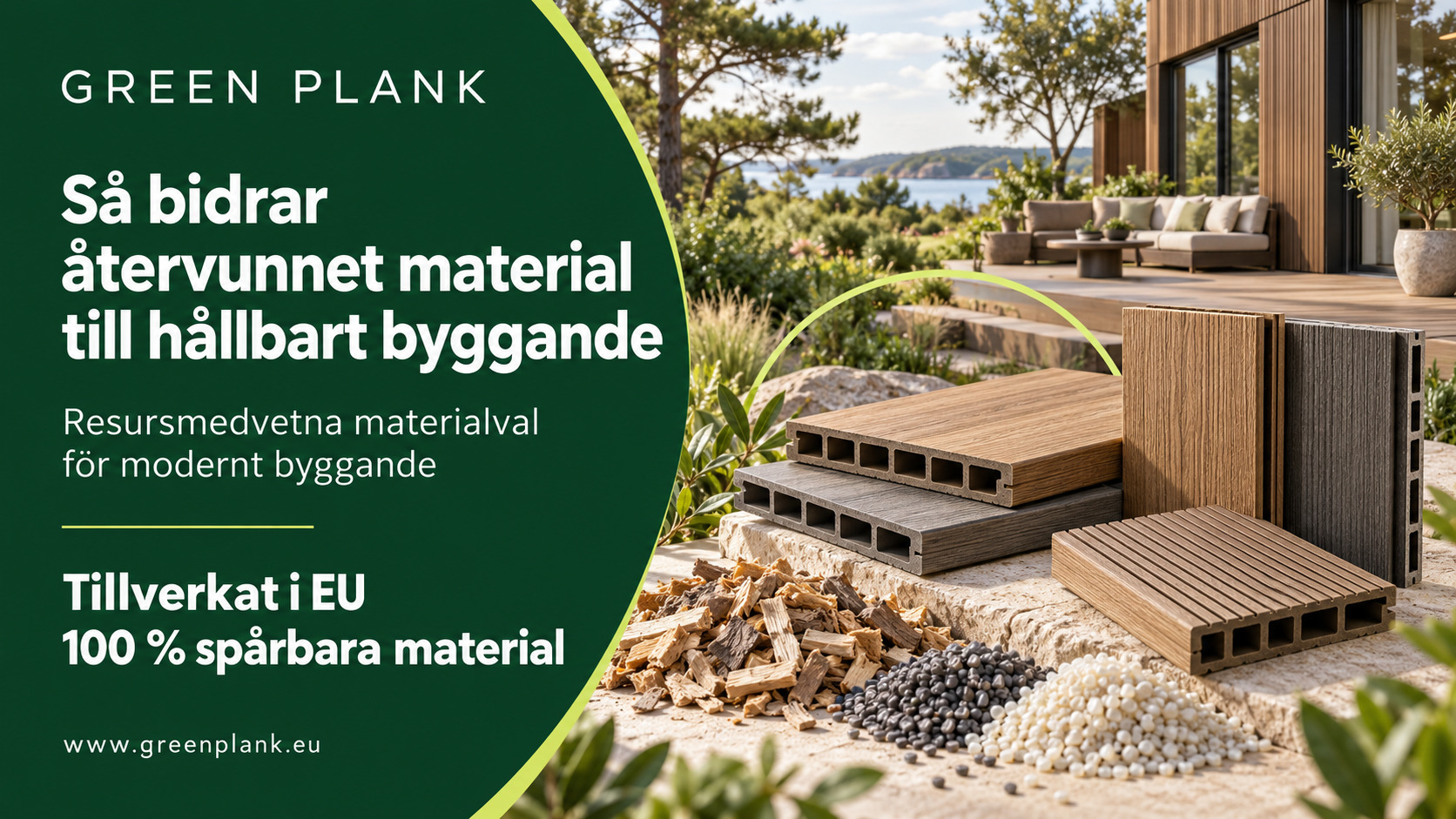 Så bidrar återvunnet material till hållbart byggande