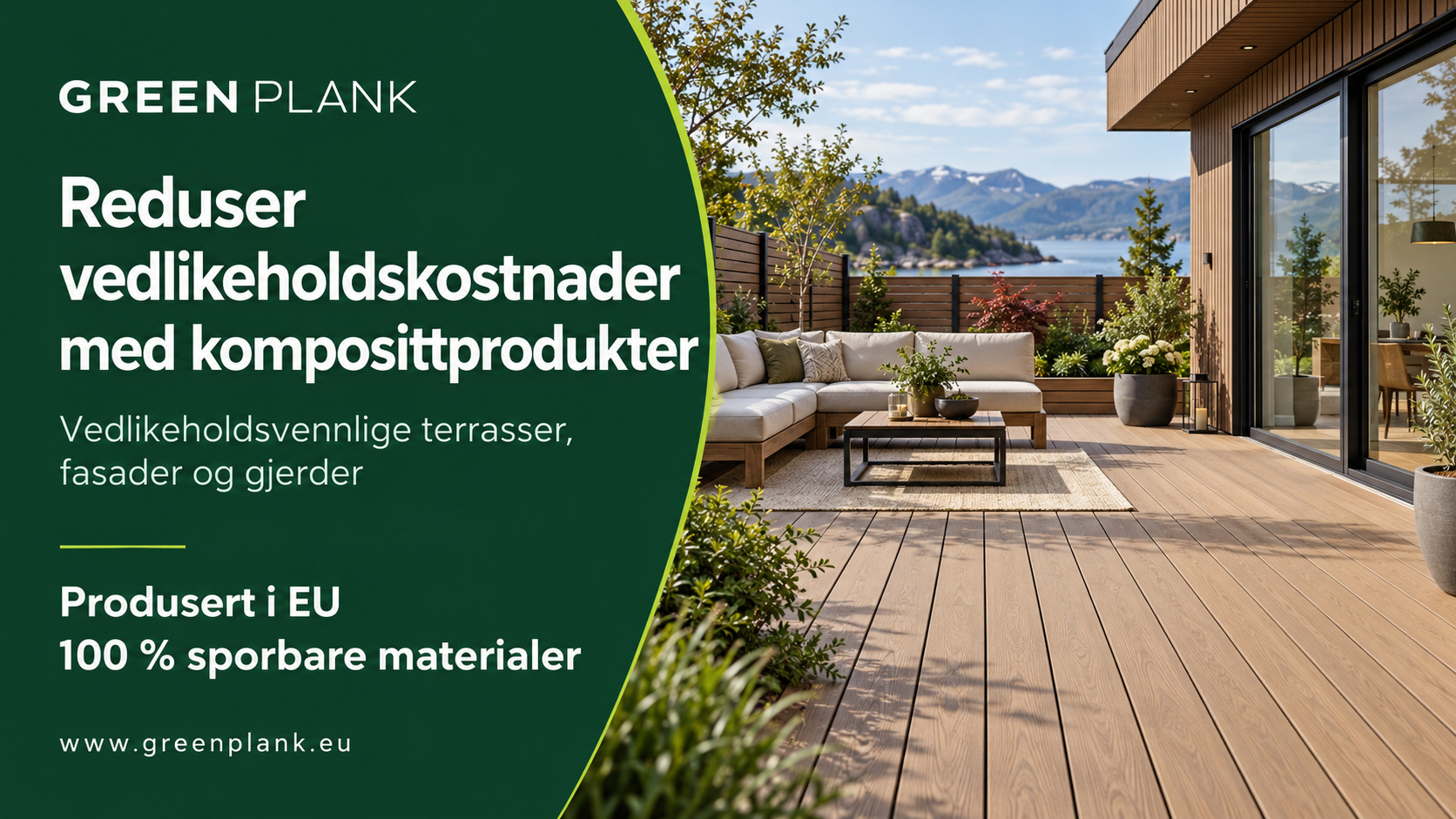 Reduser vedlikeholdskostnader med komposittprodukter