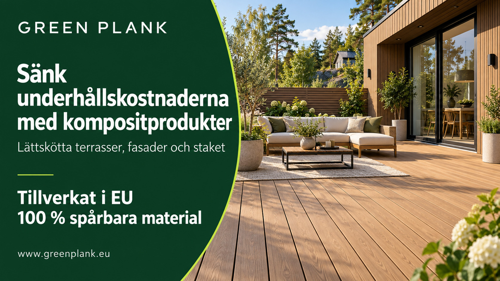 Sänk underhållskostnaderna med kompositprodukter