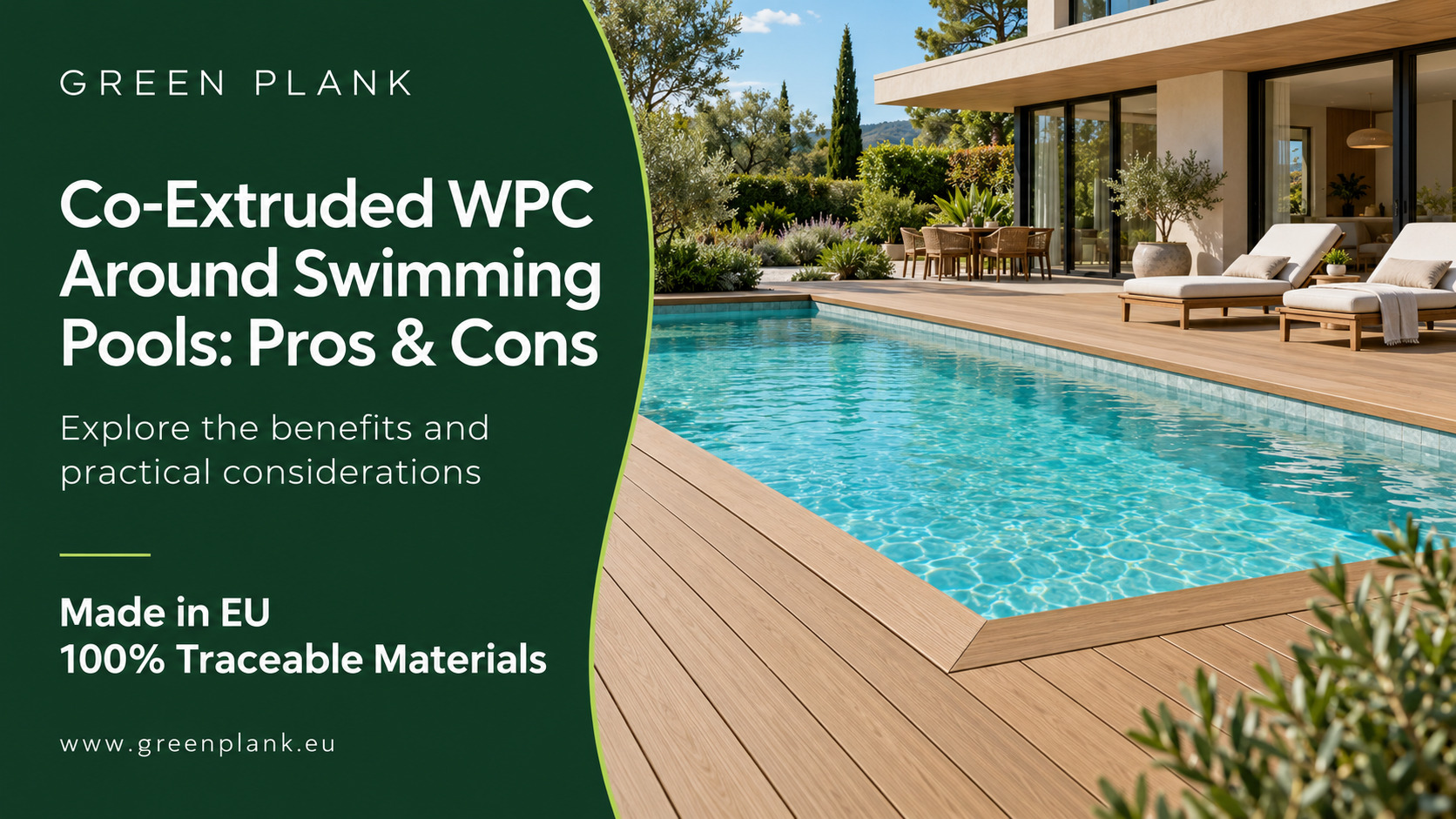 Co-Extruded WPC Around Swimming Pools: Pros &amp; Cons