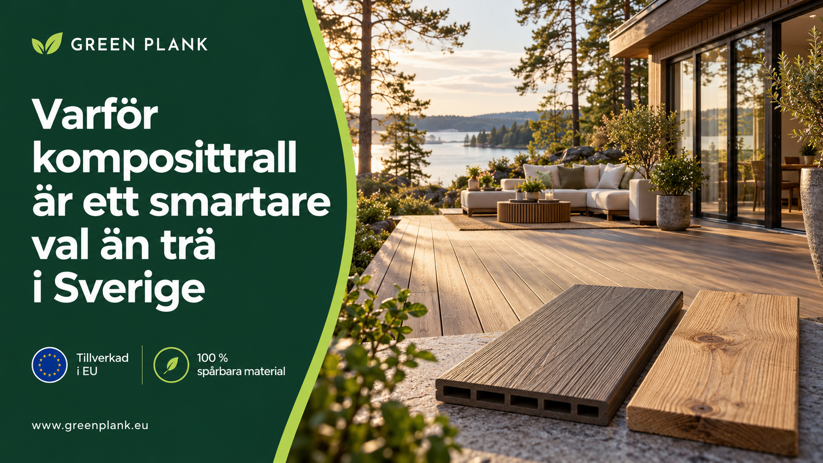 Varför komposittrall är ett smartare val än trä i Sverige