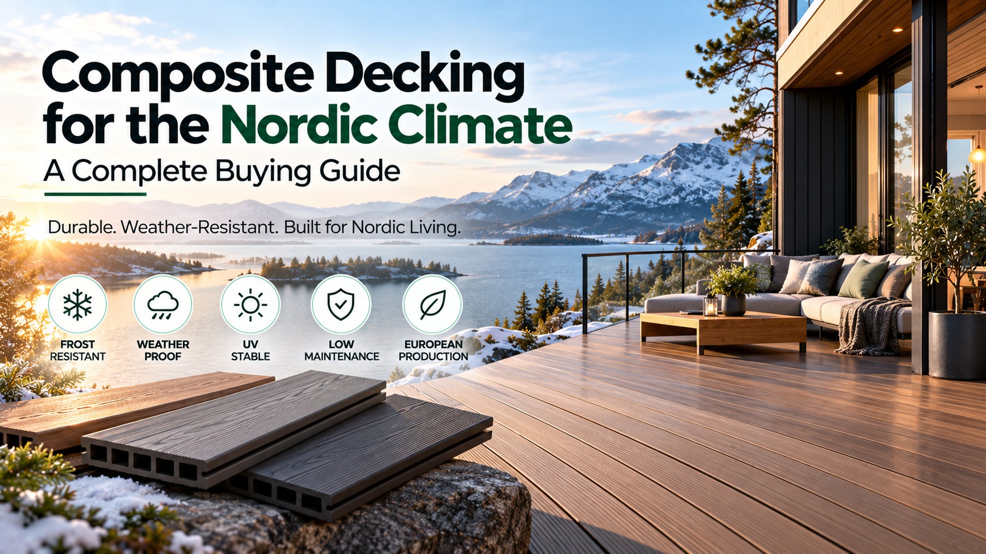 Composite Decking for Nordic Climate – Buying Guide