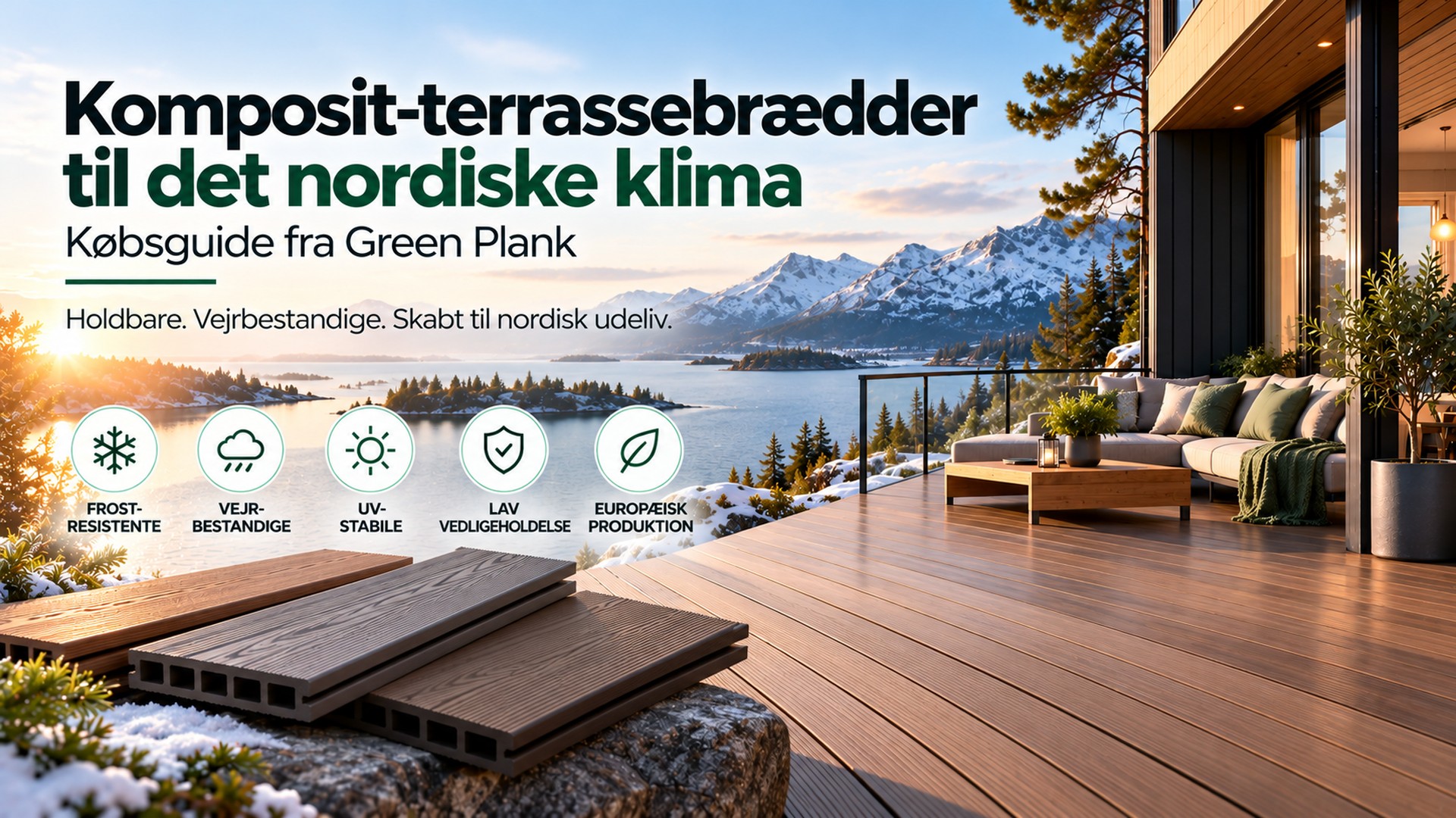 Komposit terrassebrædder til nordisk klima – Købsguide