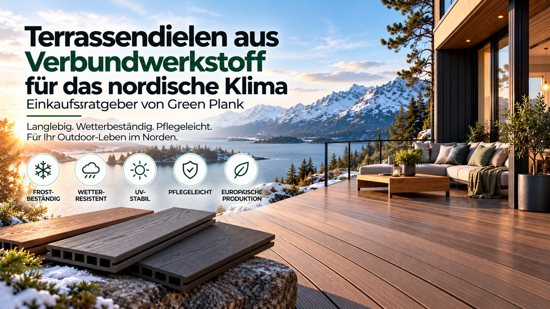 WPC Terrassendielen für nordisches Klima – Kaufratgeber