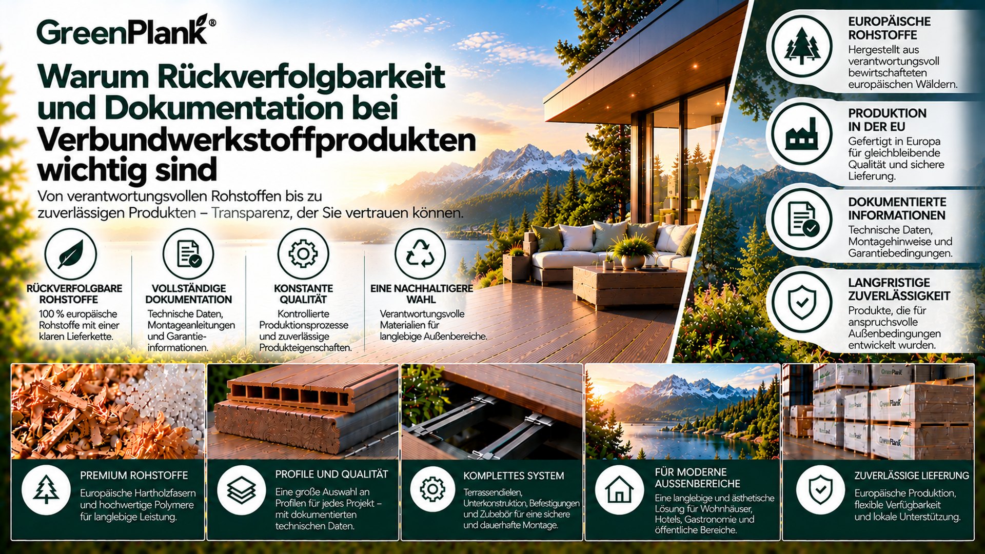 Rückverfolgbarkeit und WPC-Dokumentation | Green Plank