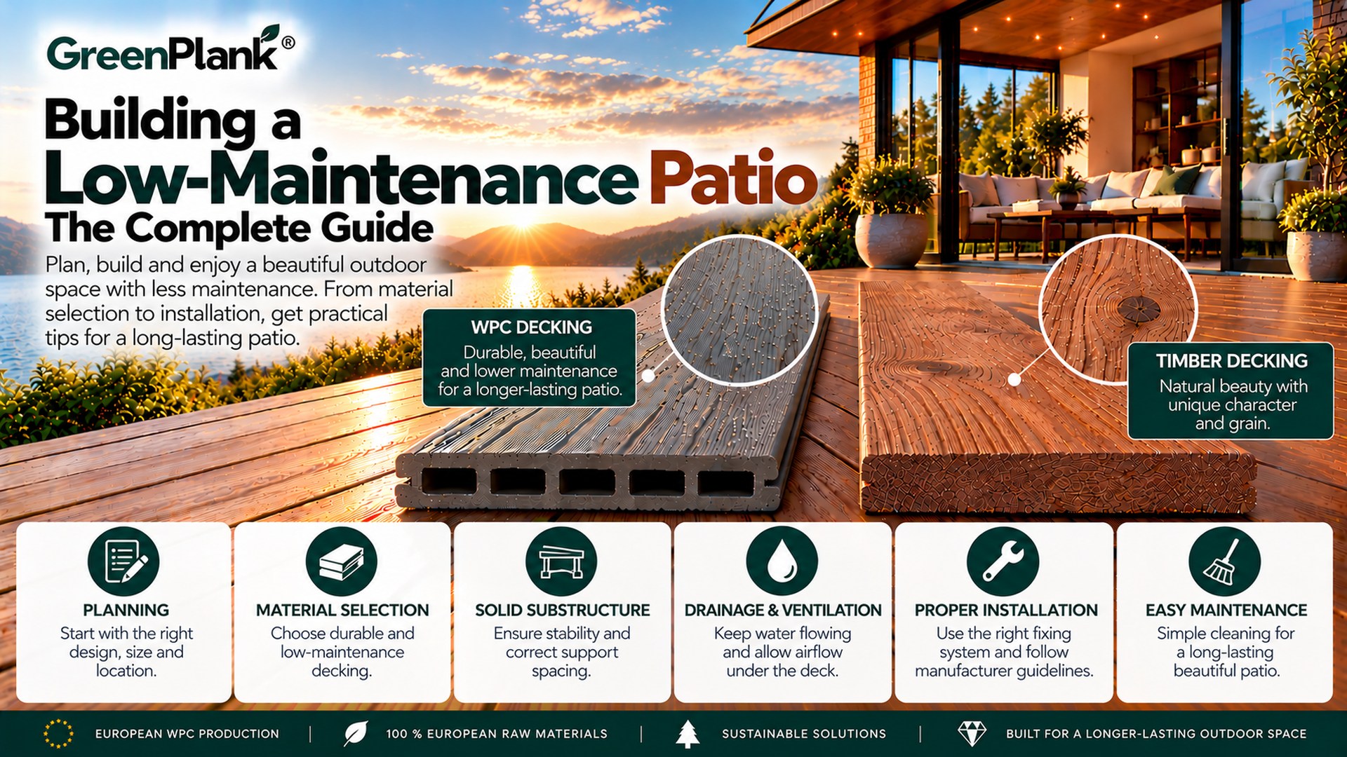 Building a Low-Maintenance Patio: The Complete Guide