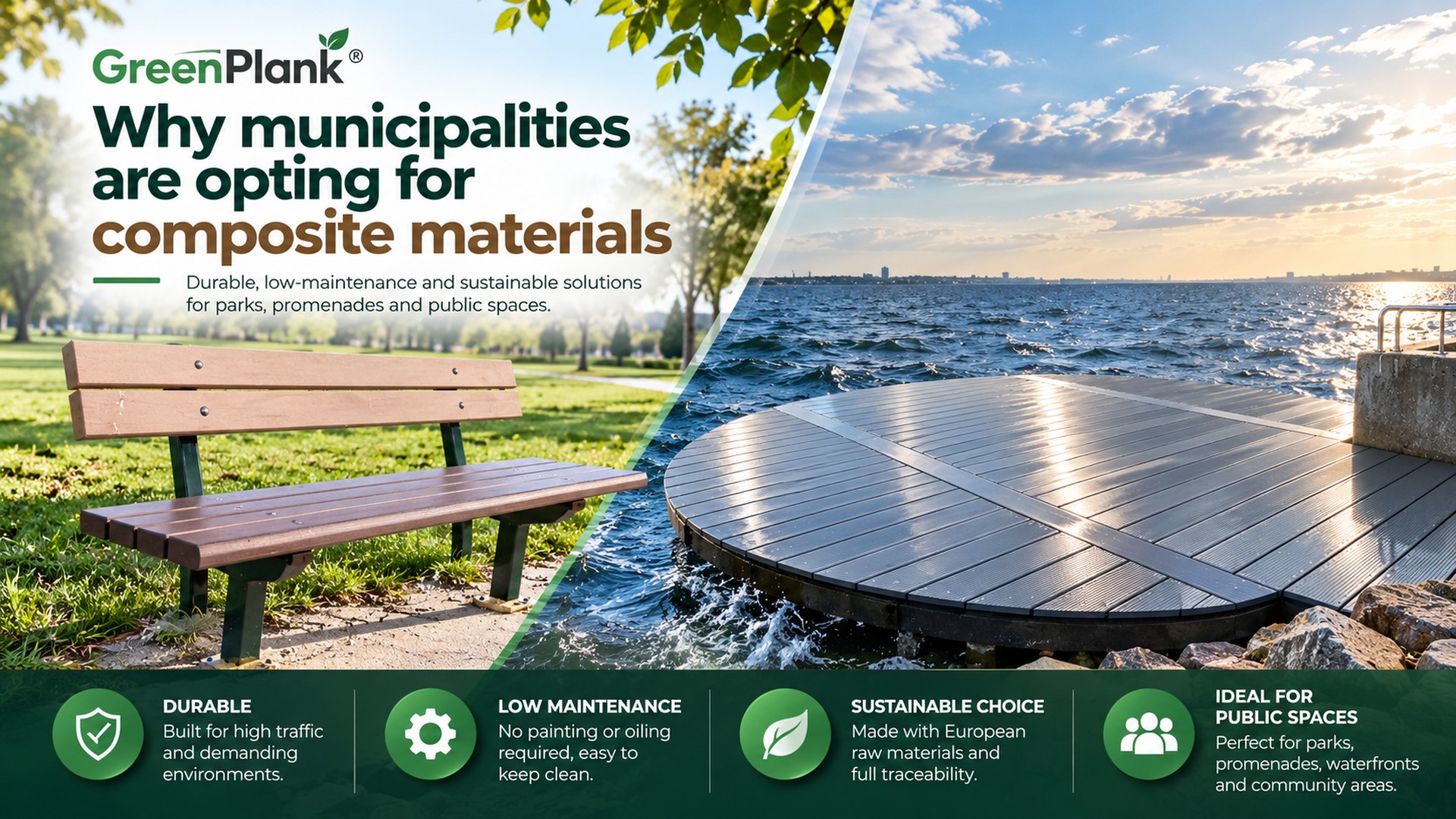 Why Municipalities Choose Composite Materials | Green Plank
