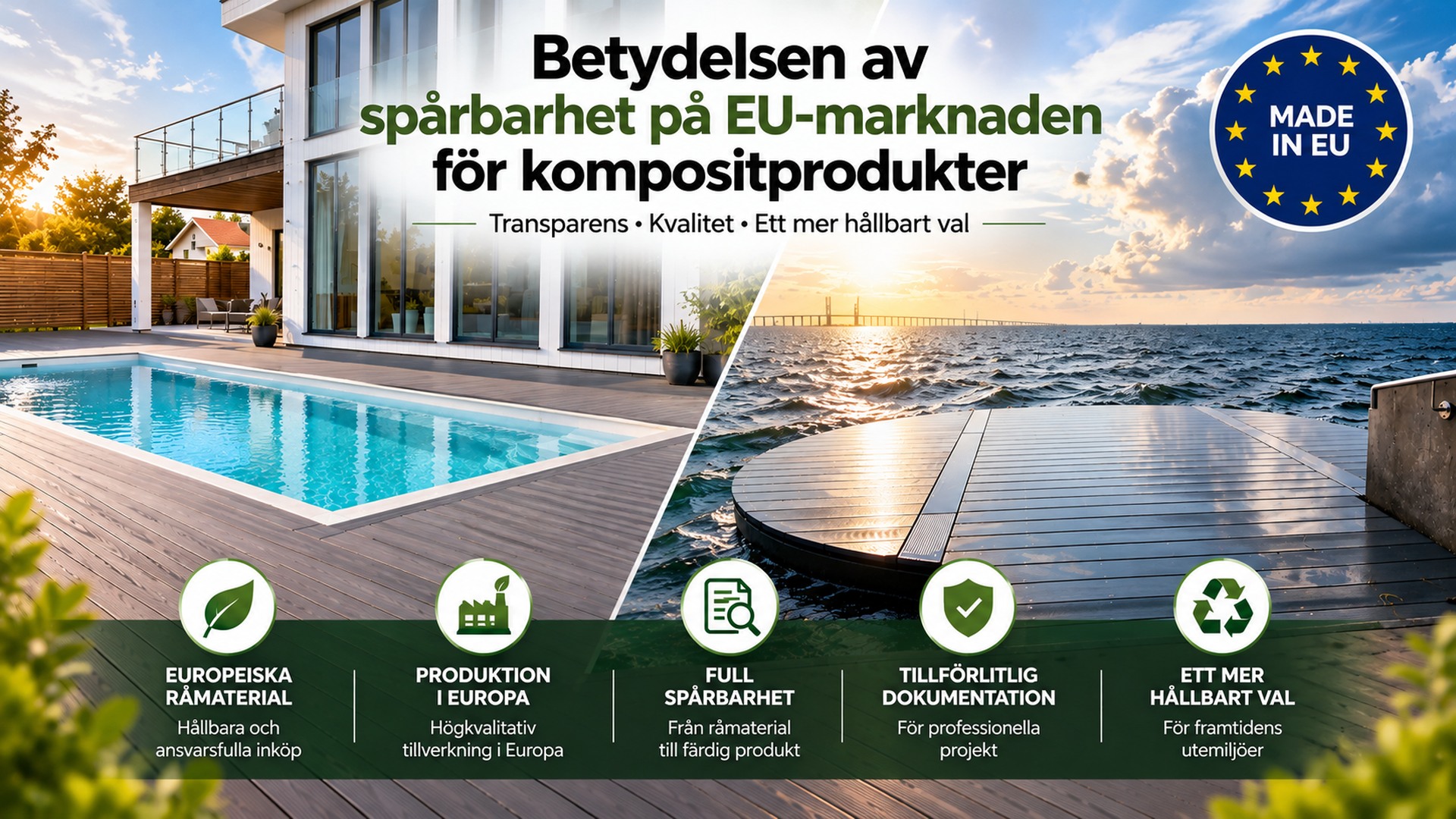 Spårbarhet för kompositprodukter i EU | Green Plank