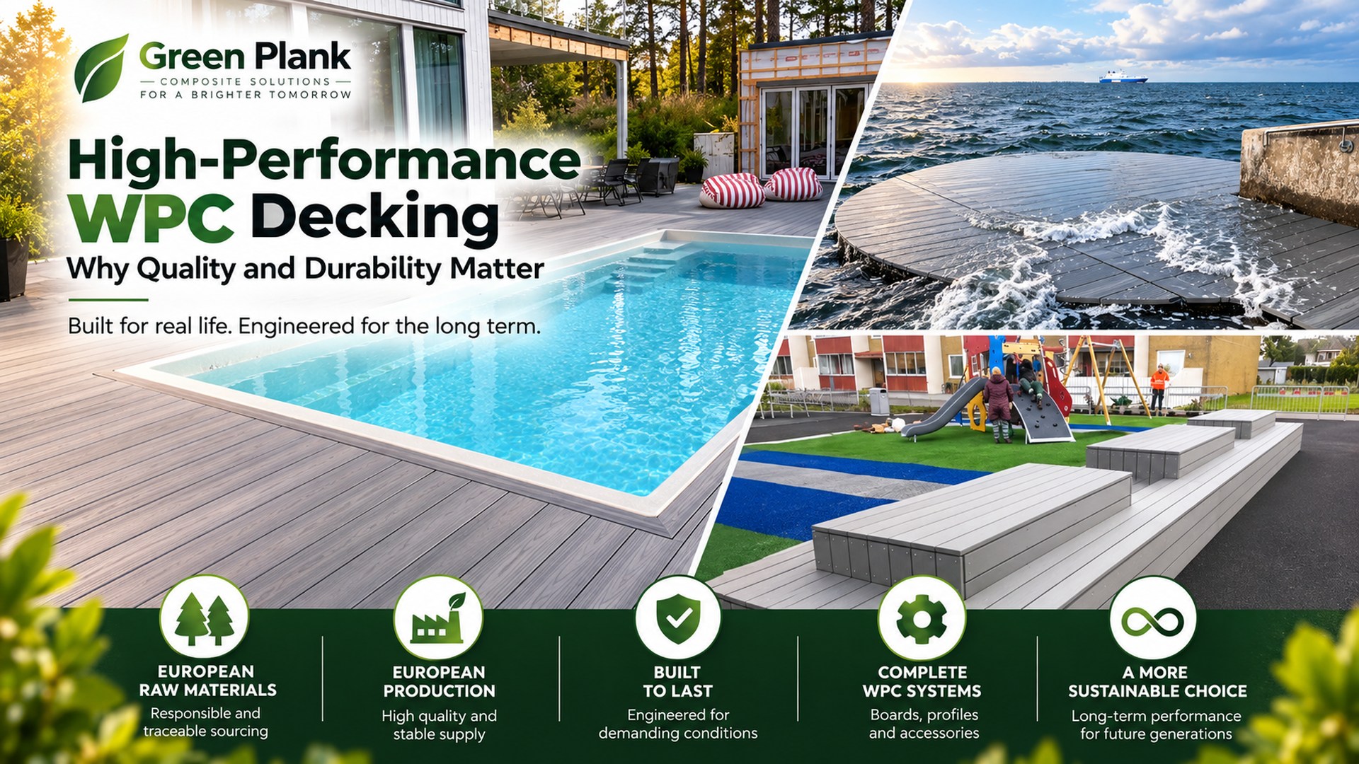 High-Performance WPC: Quality & Durability | Green Plank