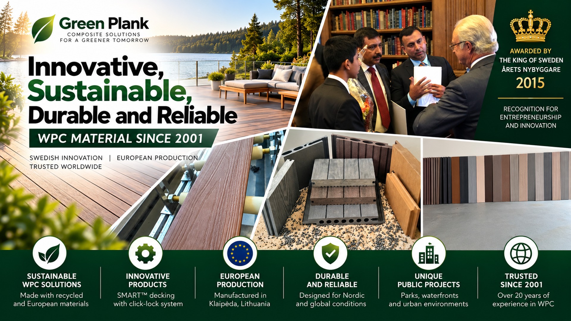 Green Plank WPC: Swedish Innovation & Projects Since 2001