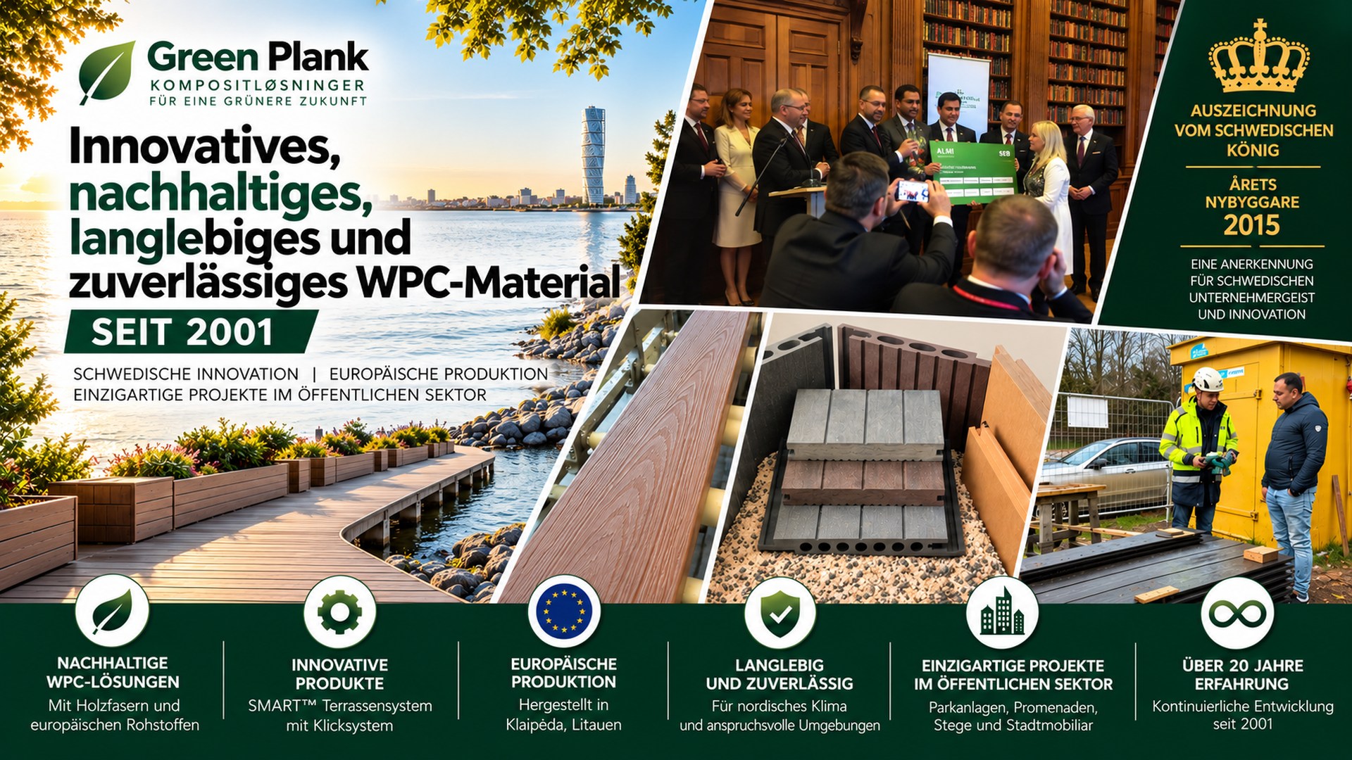 Green Plank WPC: Schwedische Innovation seit 2001