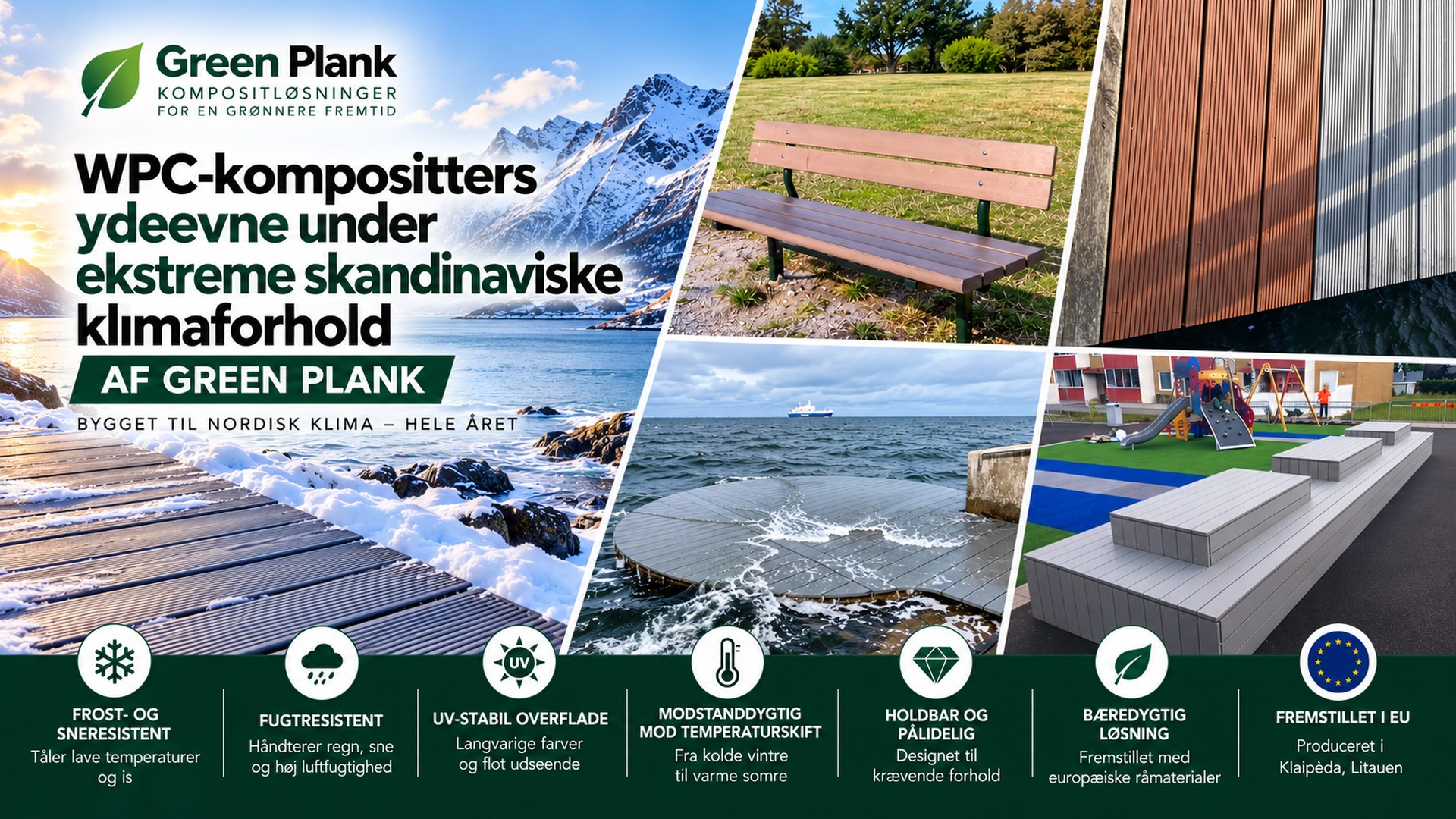 WPC i skandinavisk klima: Ydeevne | Green Plank