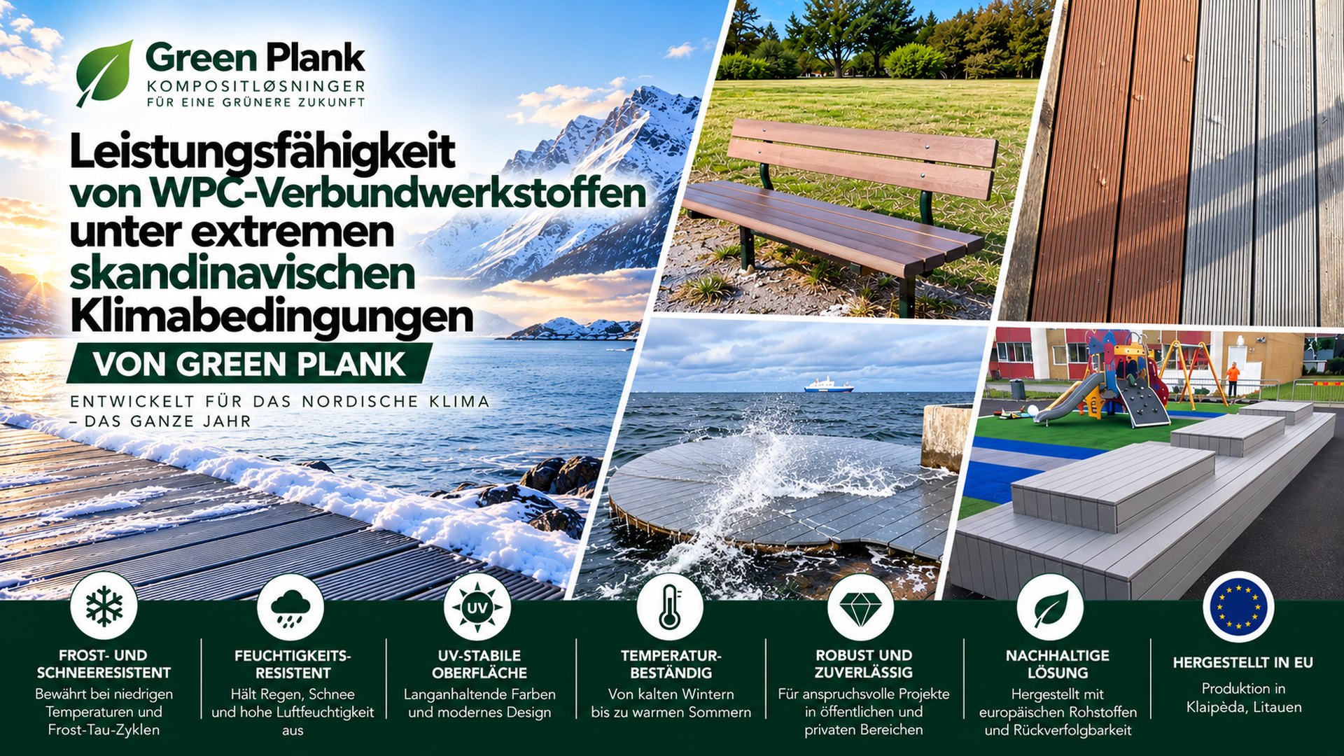 WPC im skandinavischen Klima: Leistung | Green Plank