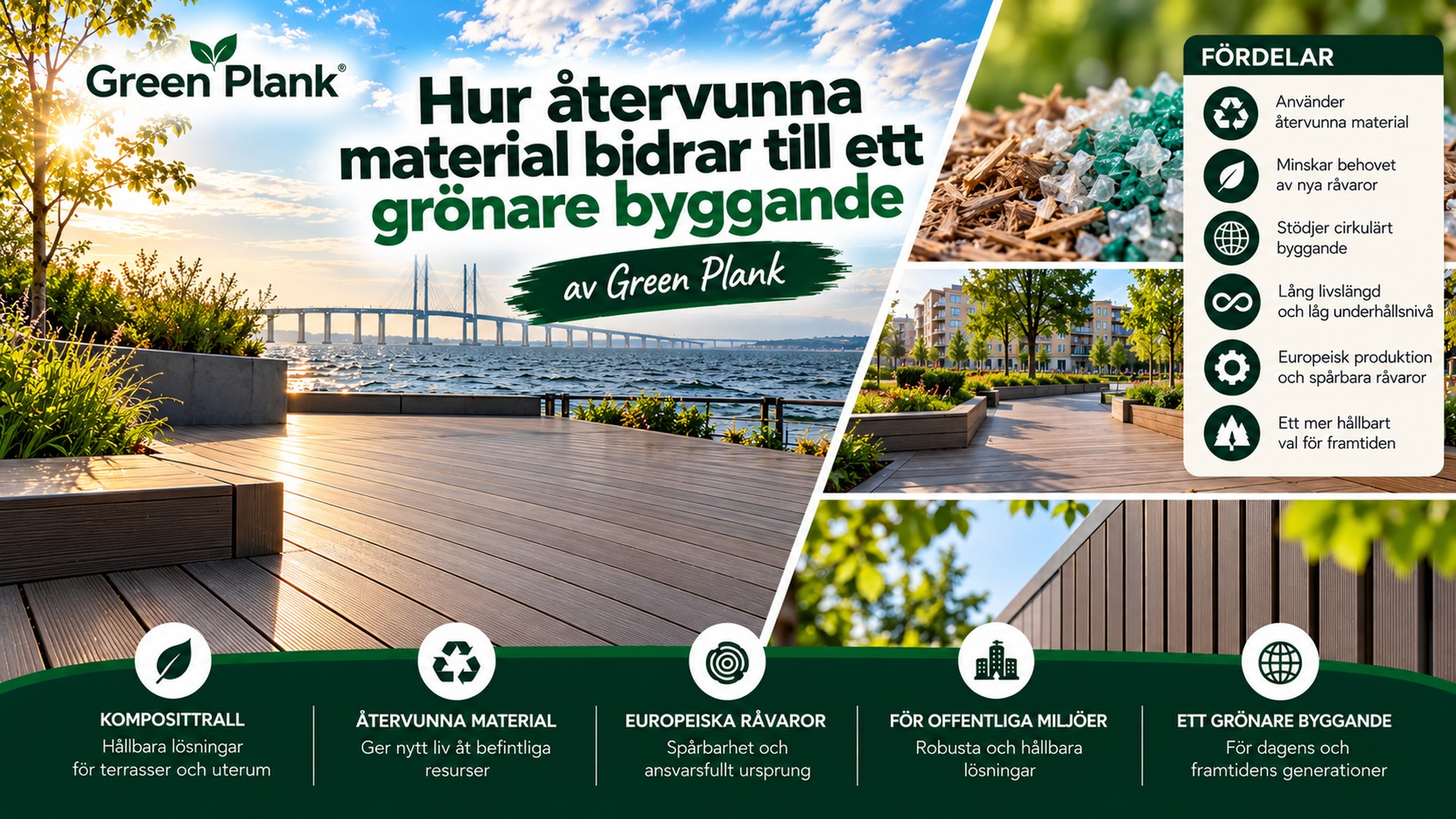 Återvunna material för ett grönare byggande | Green Plank