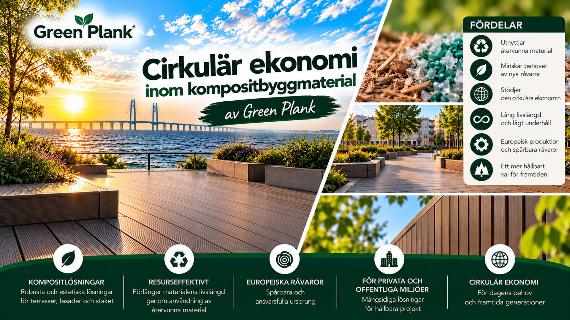 Cirkulär ekonomi inom kompositbyggmaterial | Green Plank