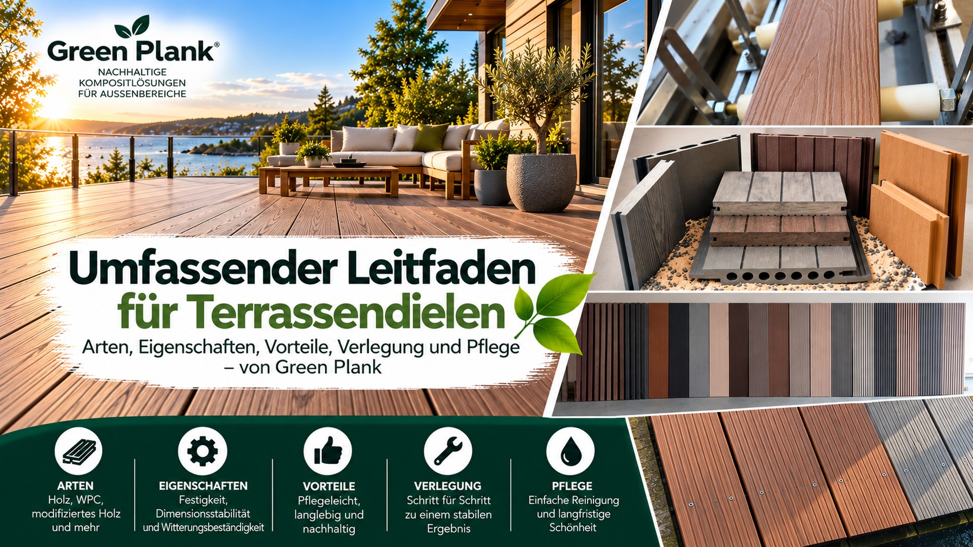 Terrassendielen: Arten, Verlegung & Pflege | Green Plank