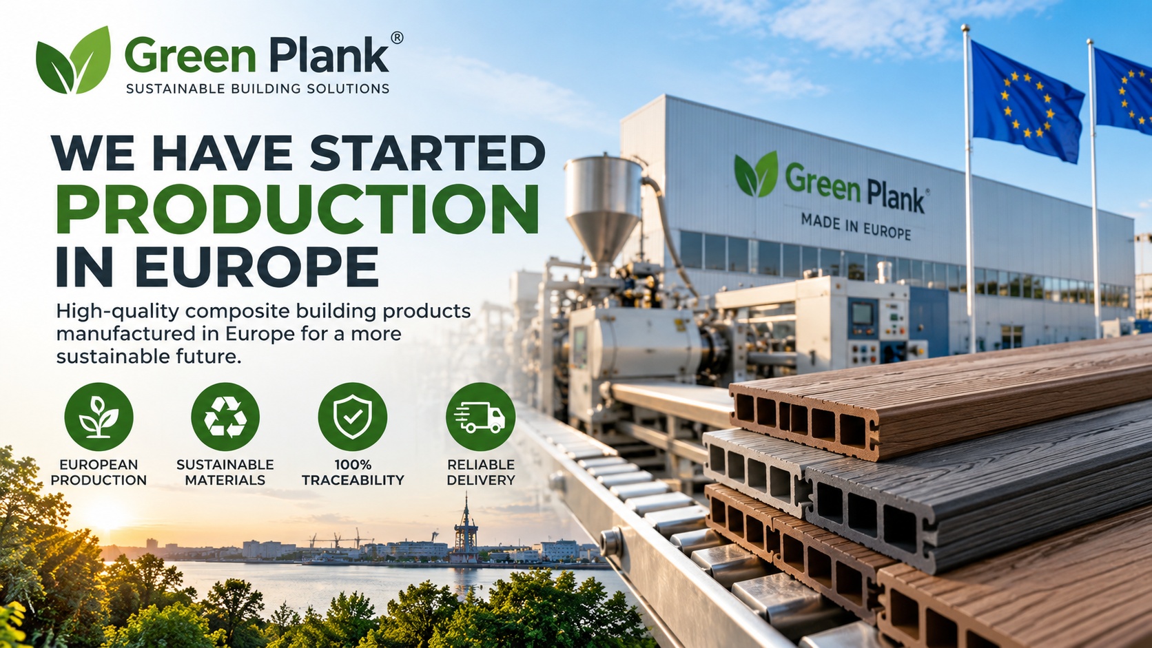 Green Plank Starts Production in Europe