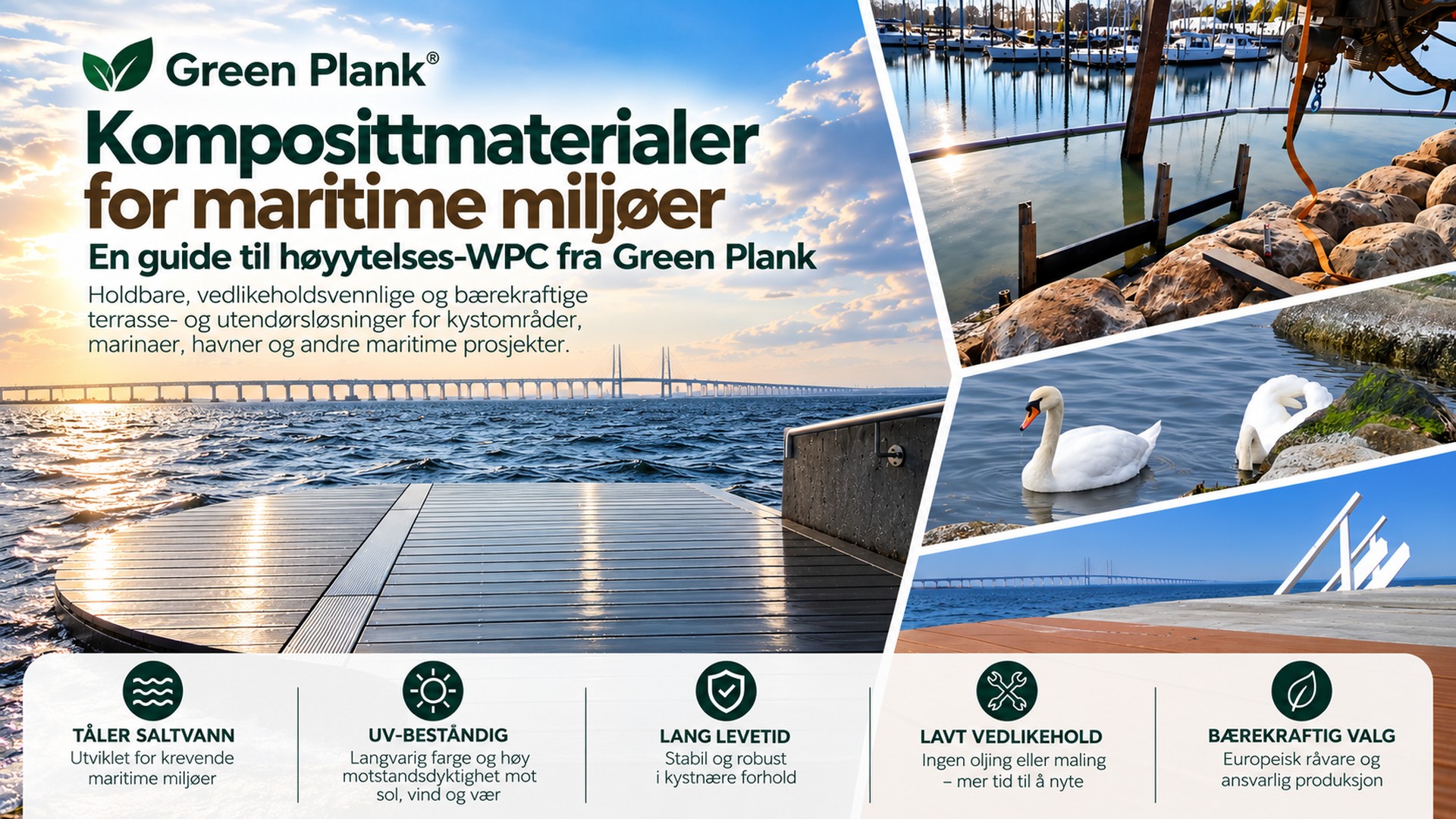 WPC for maritime miljøer | Green Plank guide