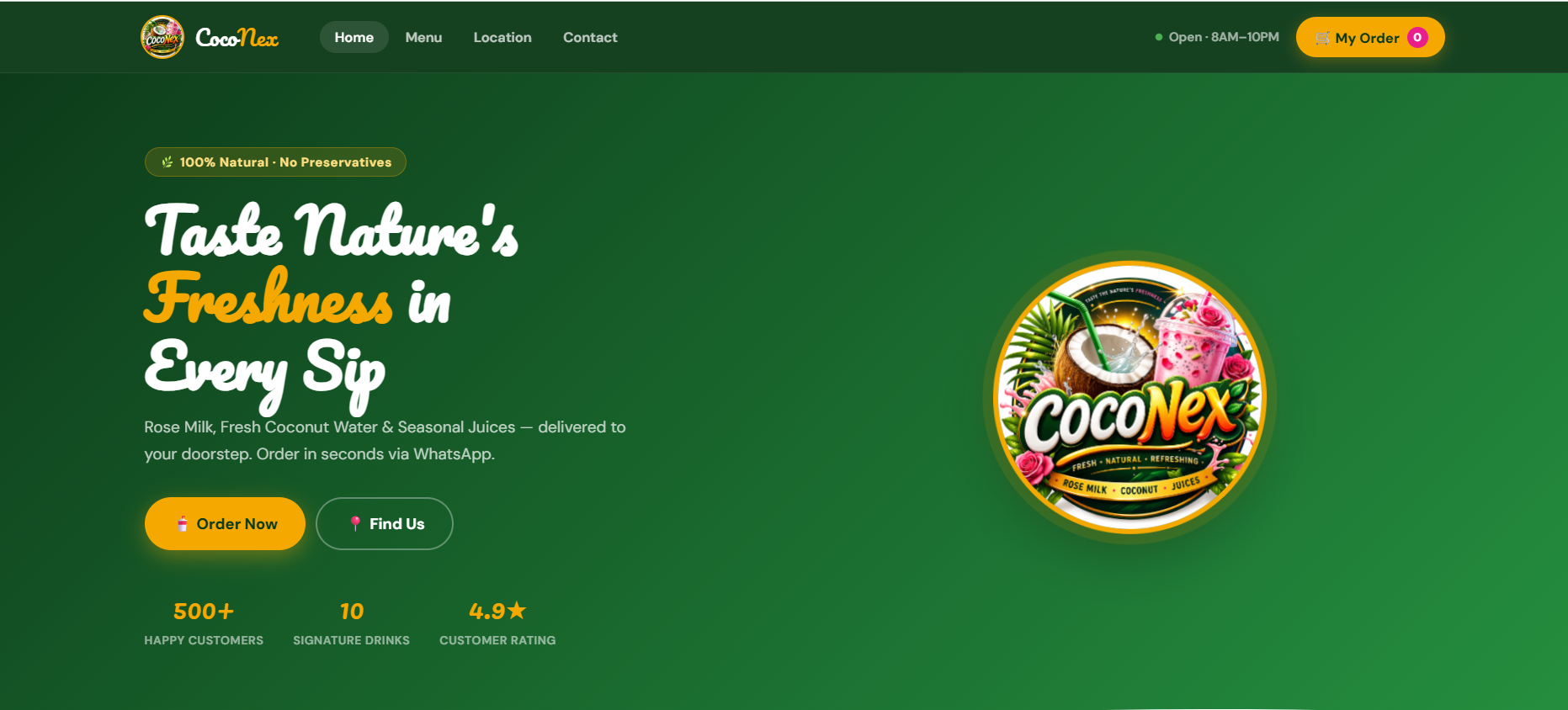 CocoNex Ecommerce Website