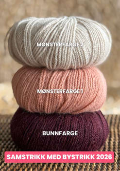 Samstrikk med Bystrikk 2026 (Kofte)