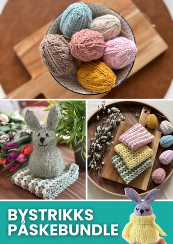Bystrikks Påskebundle (hare, egg og klut)