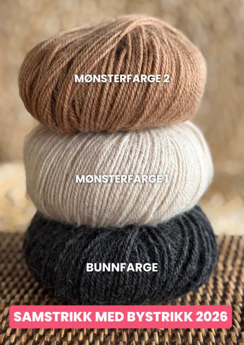 Samstrikk med Bystrikk 2026 (Genser)