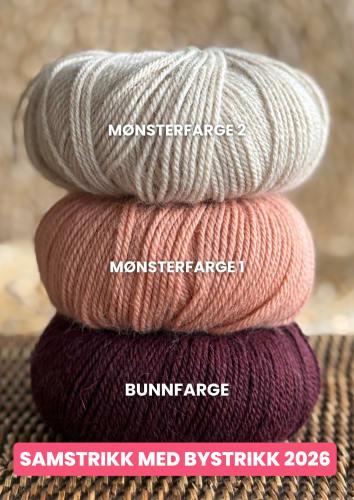 Samstrikk med Bystrikk 2026 (Kofte)