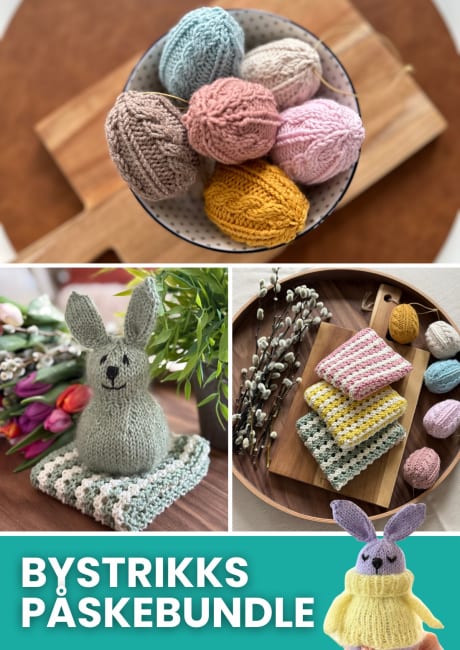 Bystrikks Påskebundle (hare, egg og klut)