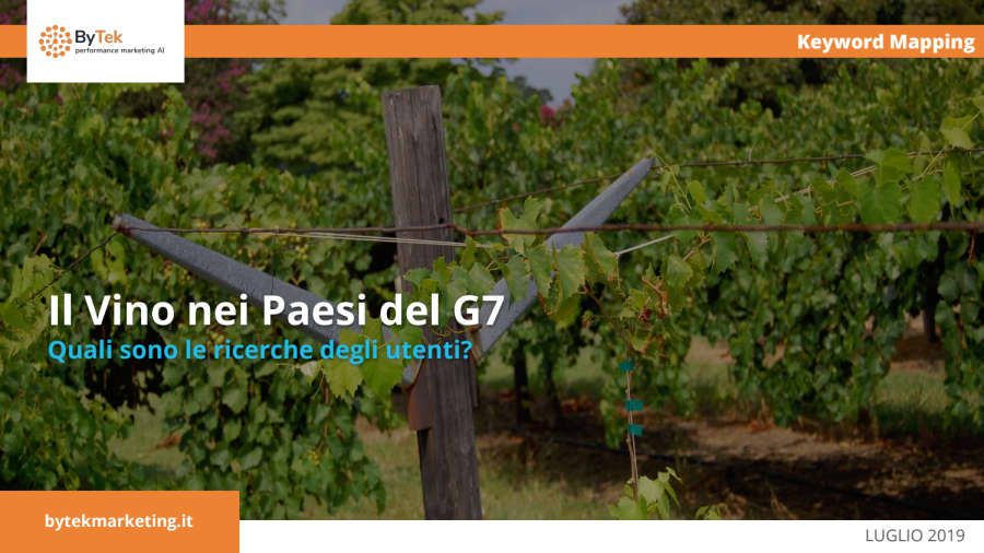Il vino nei Paesi del G7: cosa cercano gli utenti?