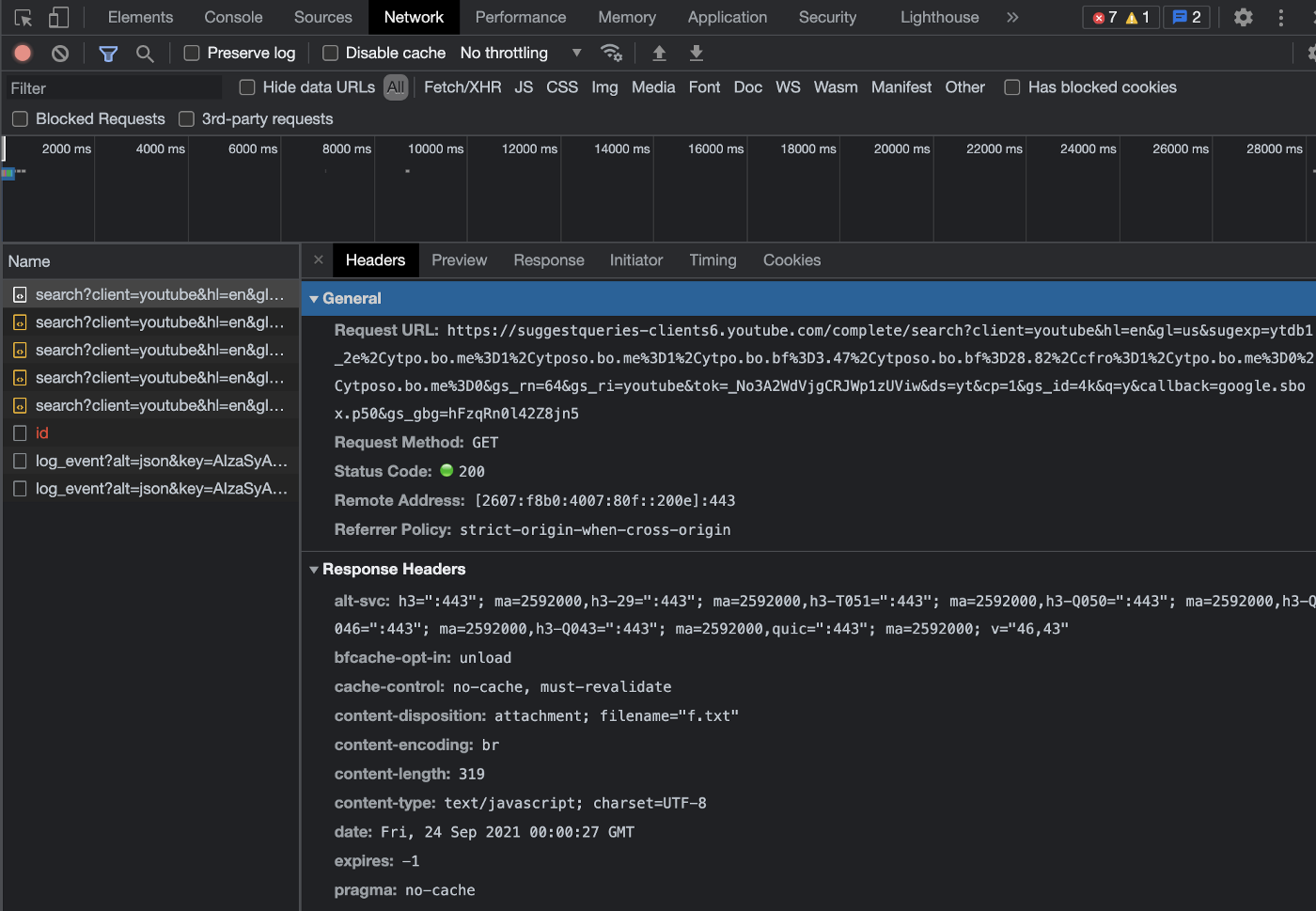 chrome devtools network usage image