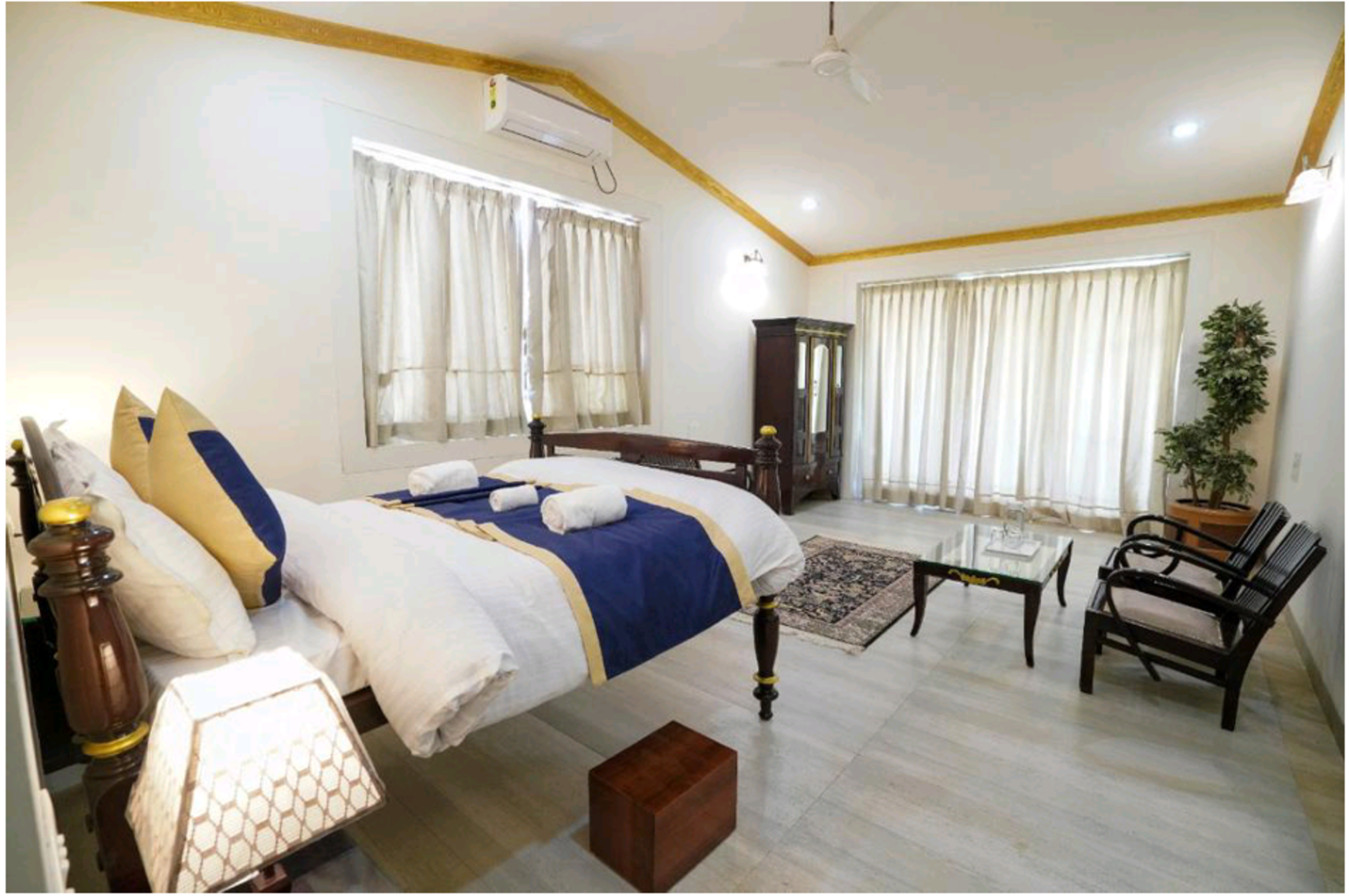 Exotic Oasis Villa gallery image Spacious Living Room in Near Mapro Garden, Mahabaleshwar