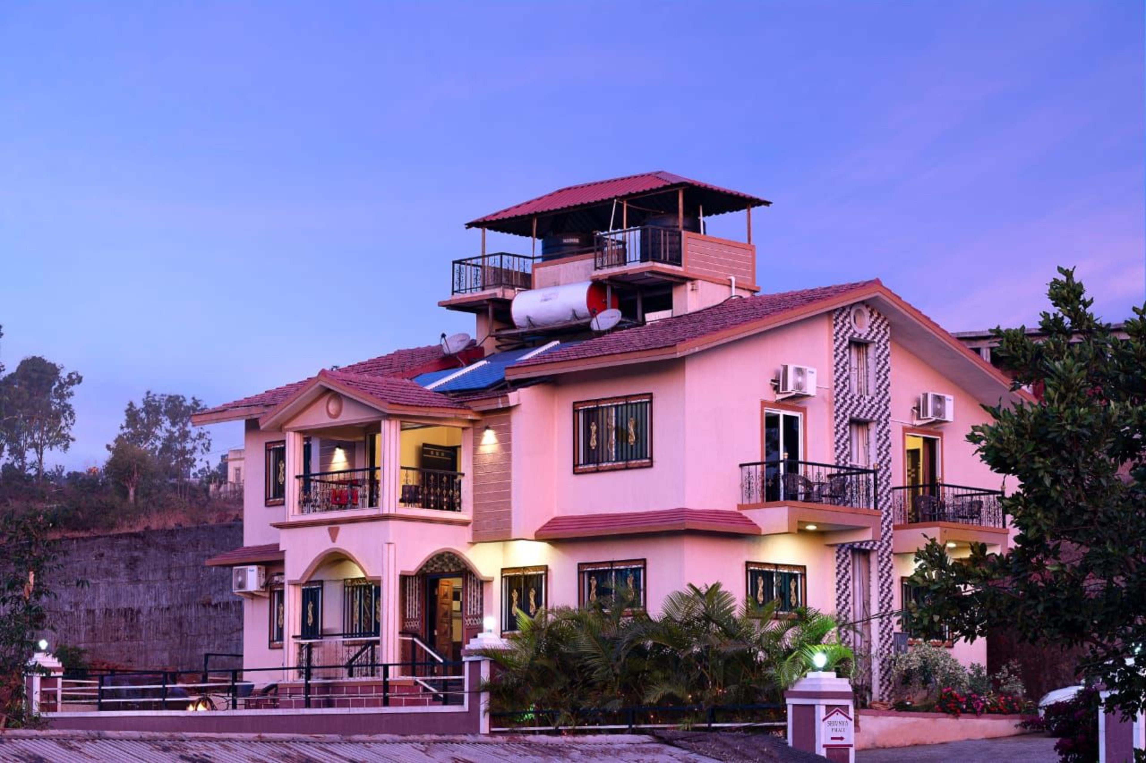 Sunset Retreat luxury villa hero image with premium amenities in Mahabaleshwar