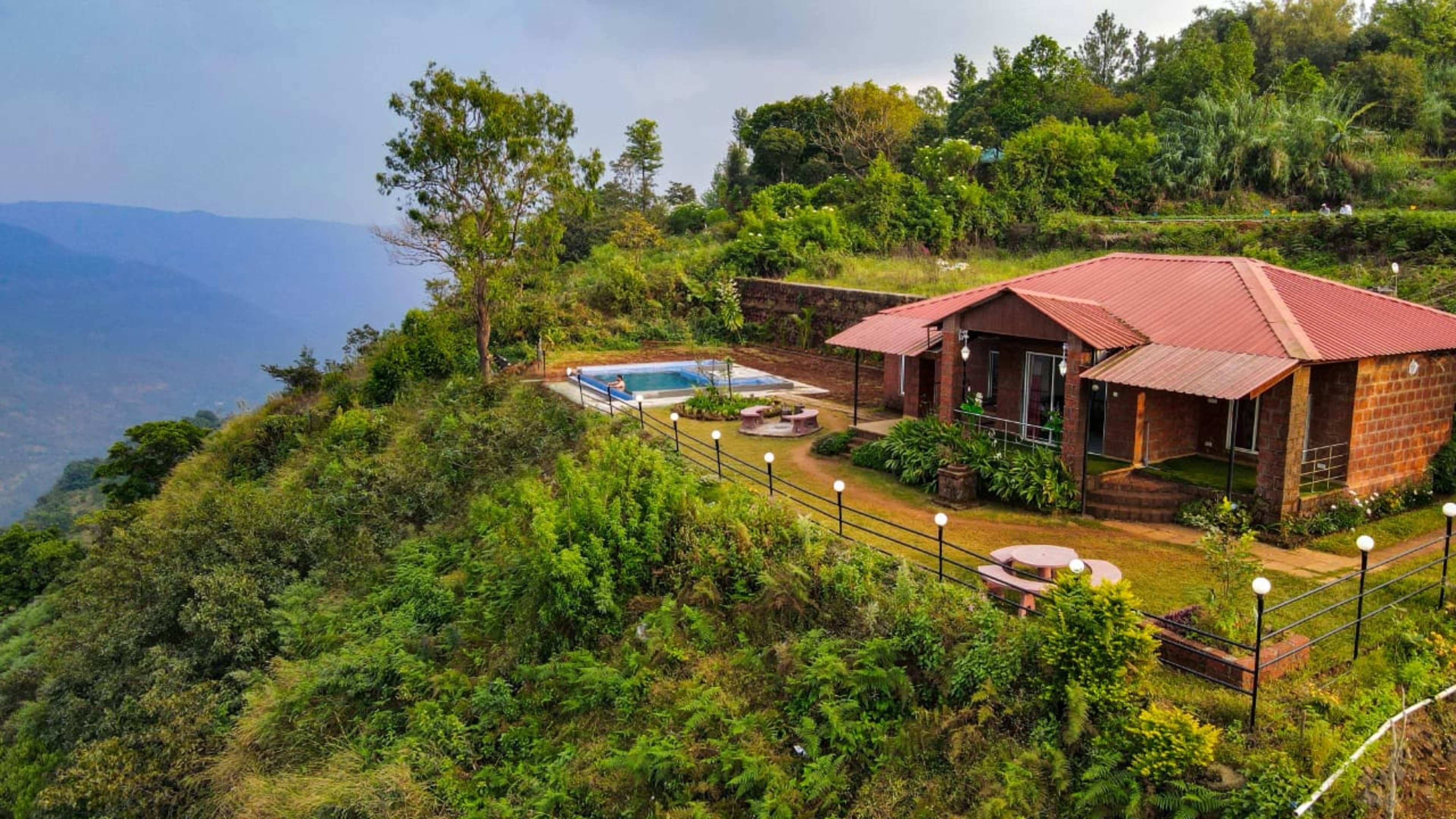 Garden Palace luxury villa hero image with valley views in Mahabaleshwar