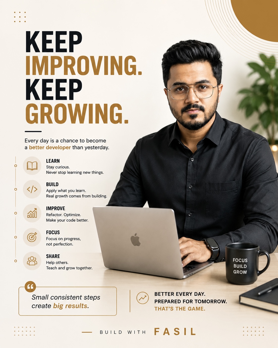 Growth isn’t about learning everything. It’s about learning the right things.