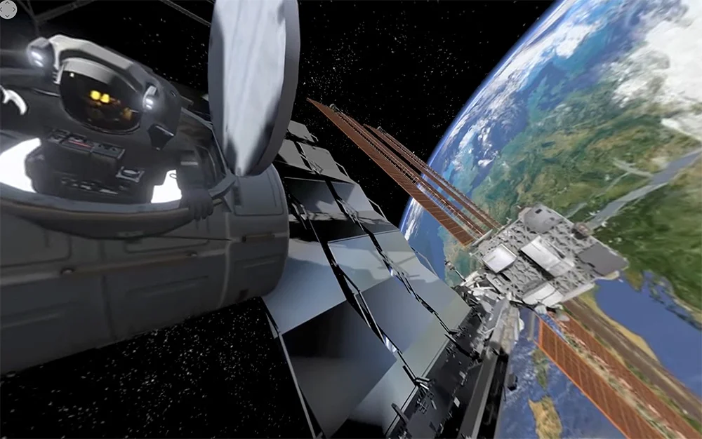 caminata espacial, llamda de auxilio