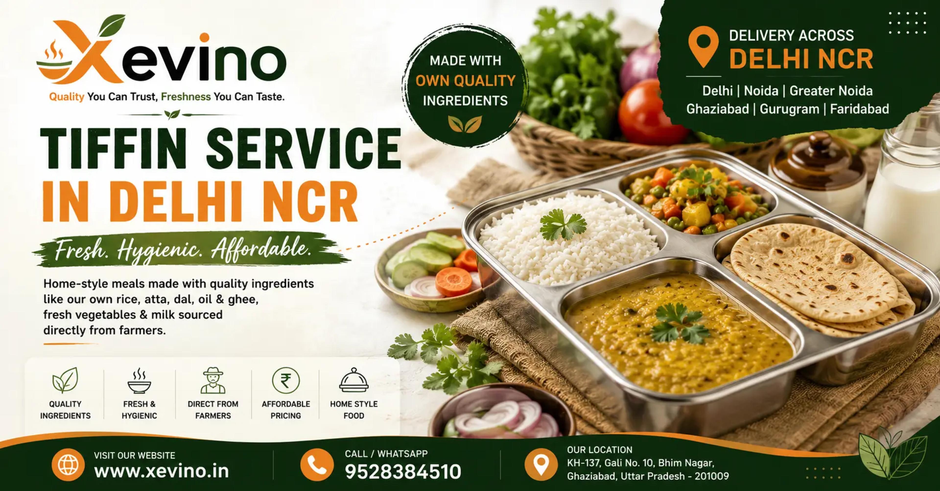 Tiffin Service in Delhi NCR – Xevino