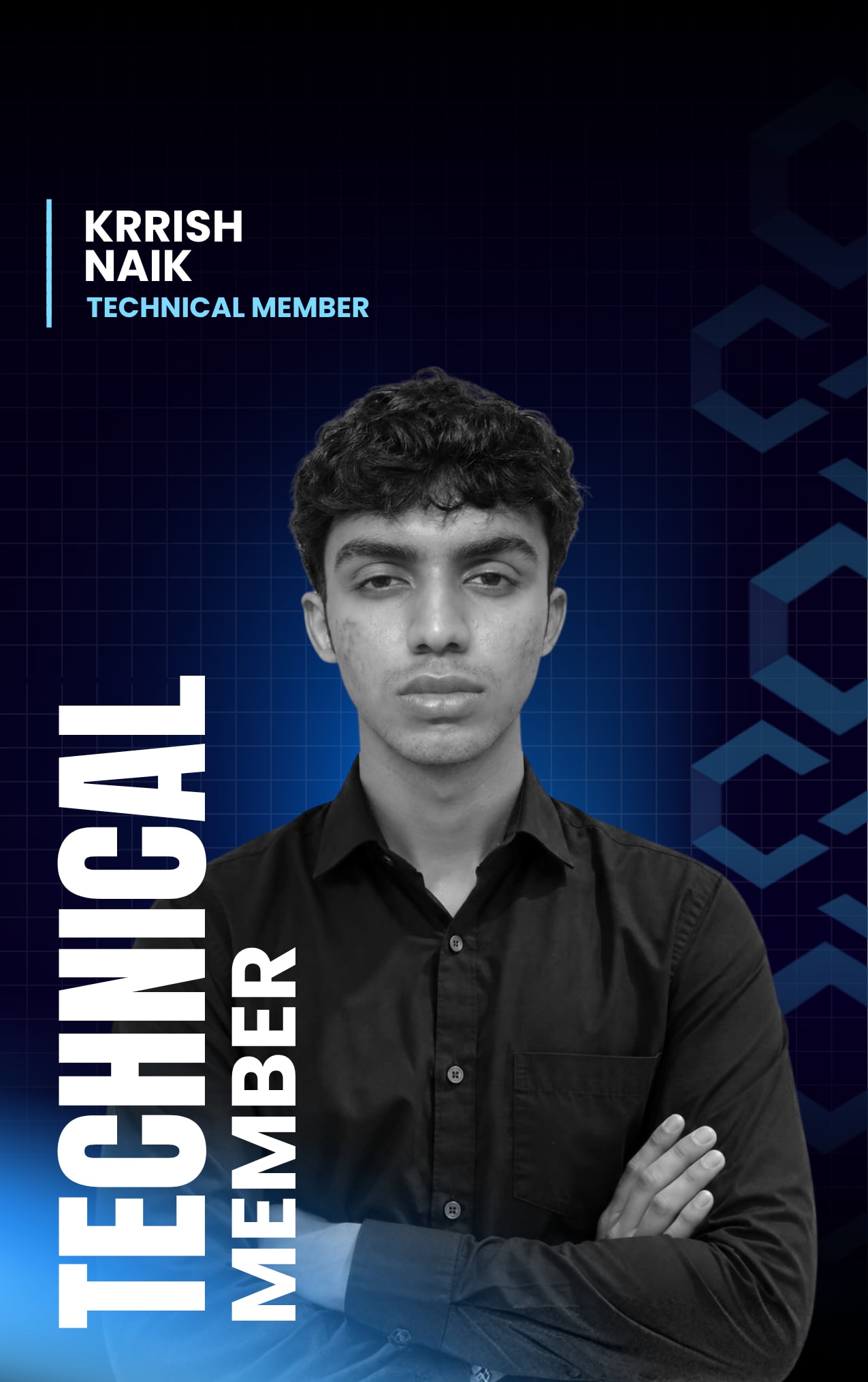 Portrait of Krrish Naik
