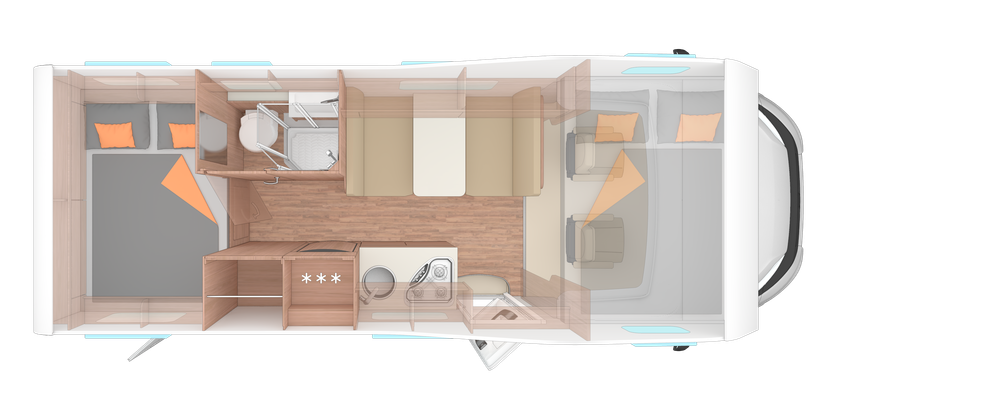 WEINSBERG CaraHome 650 DG (Peugeot) Ansicht 2 – Wohnmobil Detailaufnahme