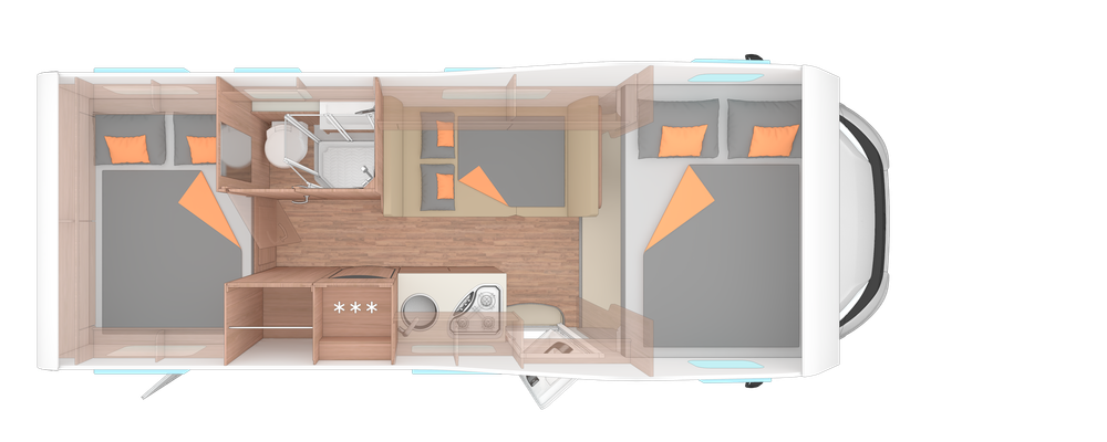 WEINSBERG CaraHome 650 DG (Peugeot) Ansicht 3 – Wohnmobil Detailaufnahme