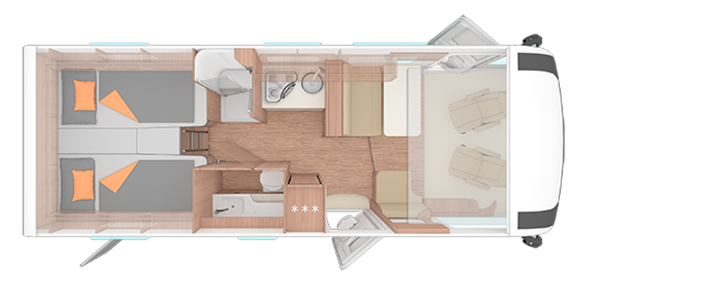 WEINSBERG CaraCore 700 MEG Light Ansicht 2 – Wohnmobil Detailaufnahme