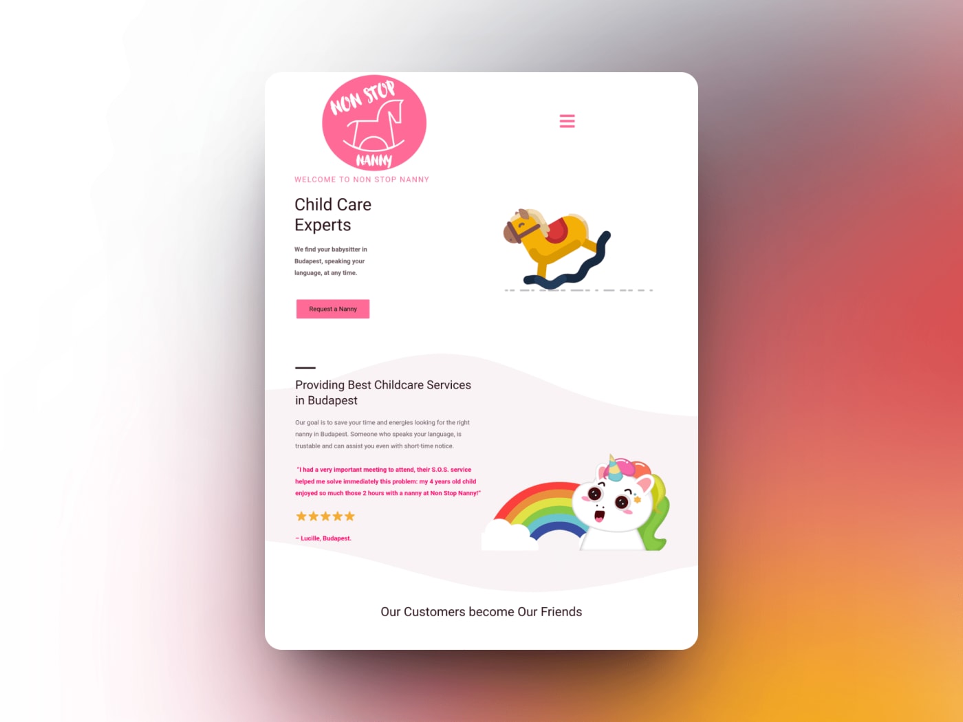 Nonstop Nanny, screen 4