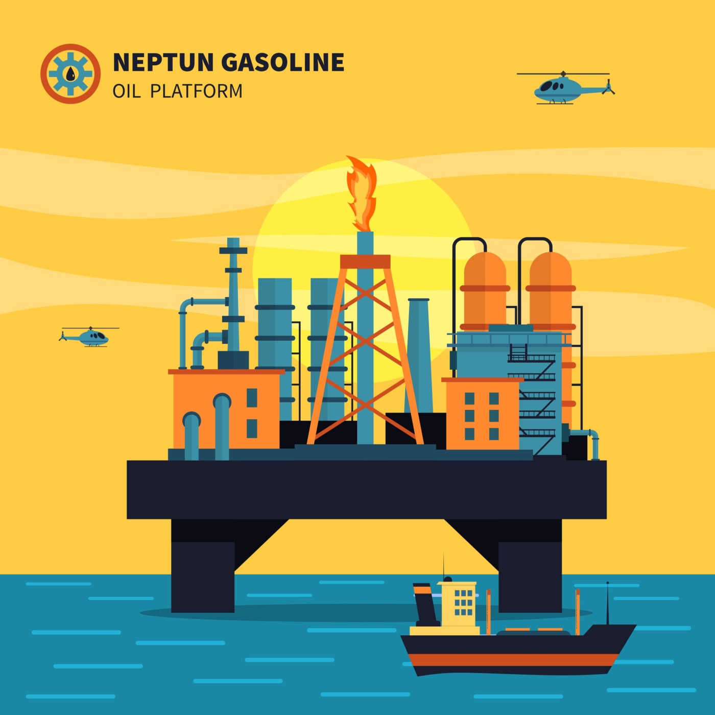oil company website design examples