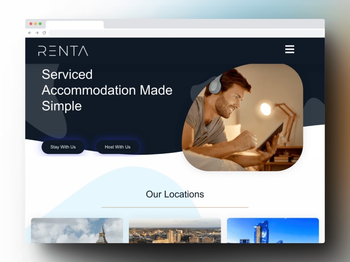 Renta Properties website