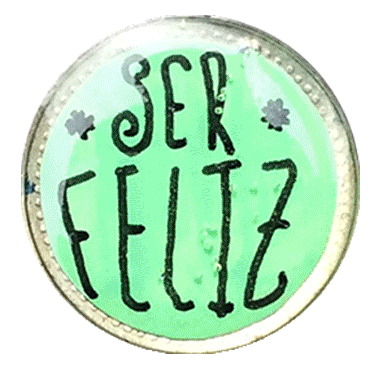 Prendedores pintados a mano sobre monedas latinoamericanas