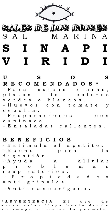Sinapi Viridi — Sales de los Dioses
