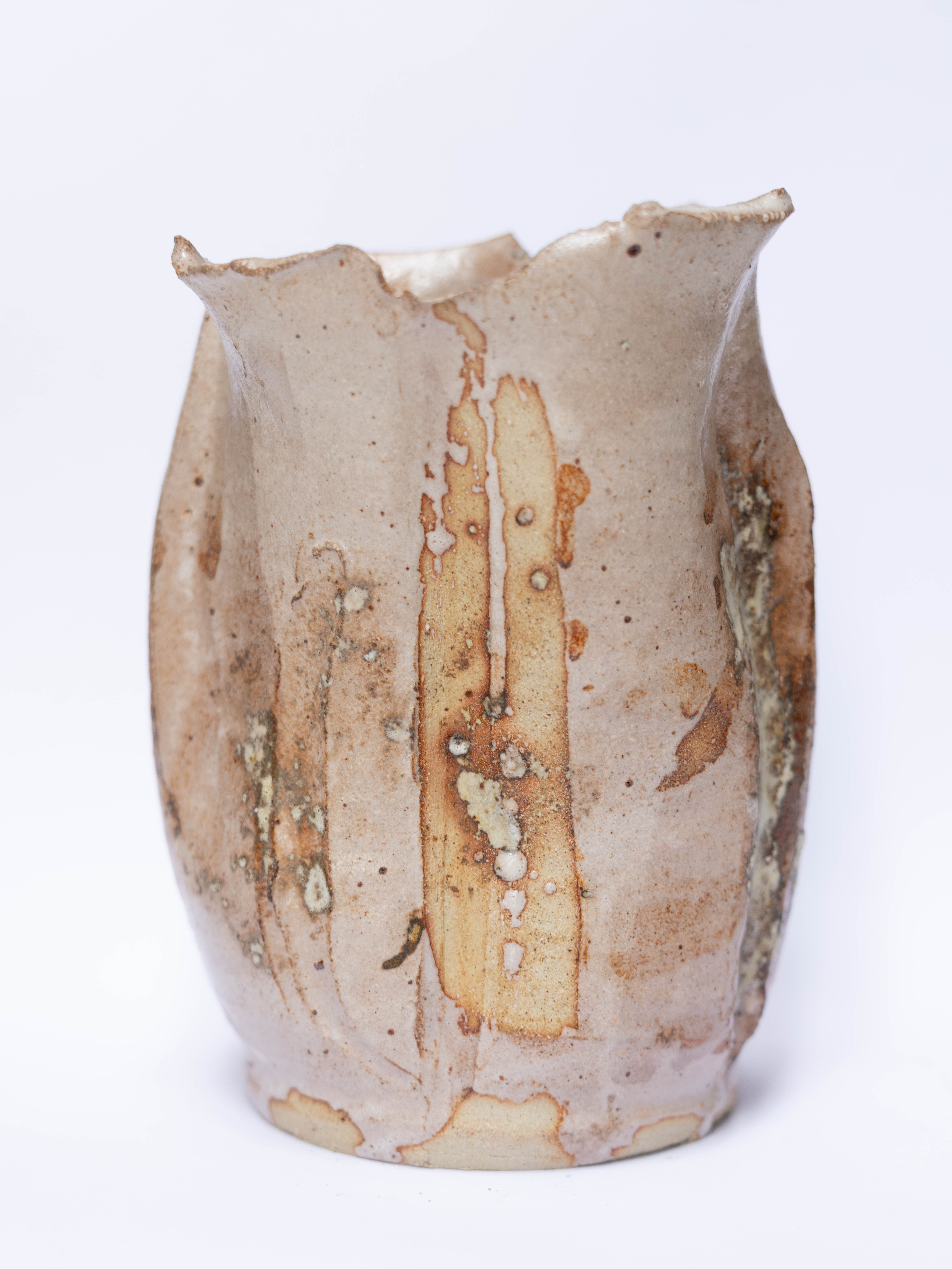 Shaped Shino Vase
