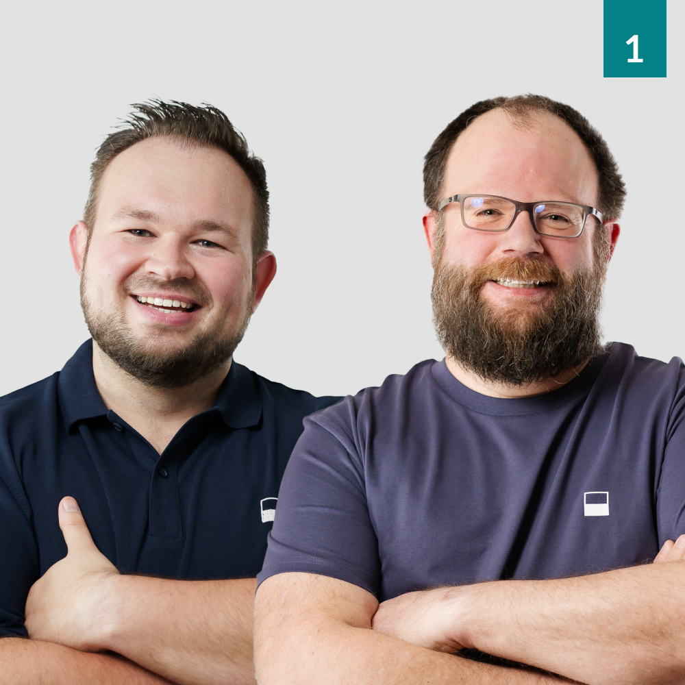 Profilfotos von Daniel Rohregger und Adrian Ritter