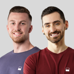 Profilfotos von Simon Gref und Benjamin Dassow